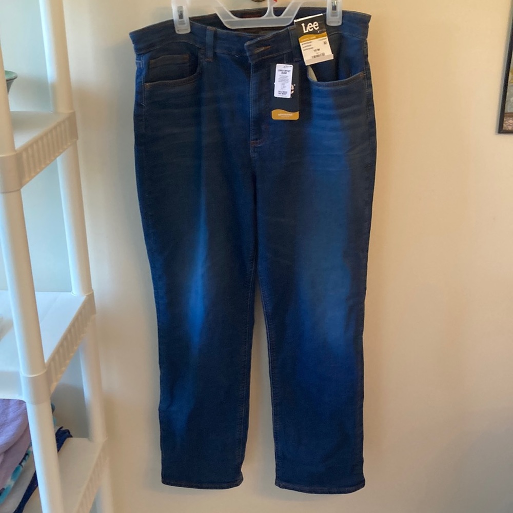 NWT Lee Boyfriend High Rise Denim Jeans Sz 16 M